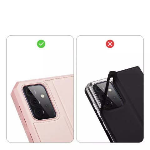 Dux Ducis DUX DUCIS Skin X kabura etui pokrowiec z klapką Samsung Galaxy A72 4G różowy Dux Ducis DUX DUCIS Skin X kabura etui pokrowiec z klapką Samsung Galaxy A72 4G różowy