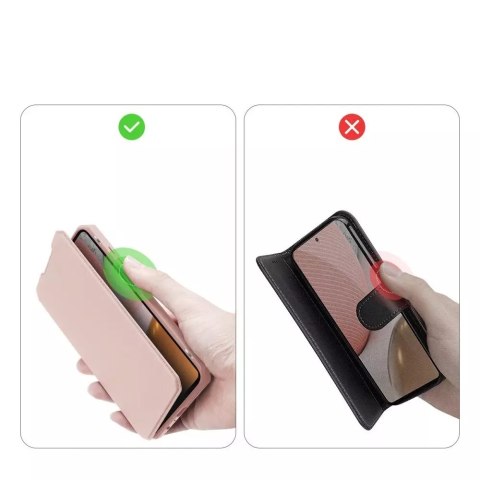 Dux Ducis DUX DUCIS Skin X kabura etui pokrowiec z klapką Samsung Galaxy A72 4G różowy Dux Ducis DUX DUCIS Skin X kabura etui pokrowiec z klapką Samsung Galaxy A72 4G różowy