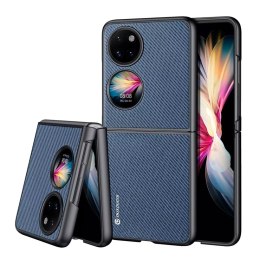 Dux Ducis Dux Ducis Fino etui pokrowiec pokryty nylonowym materiałem Huawei P50 Pocket niebieski