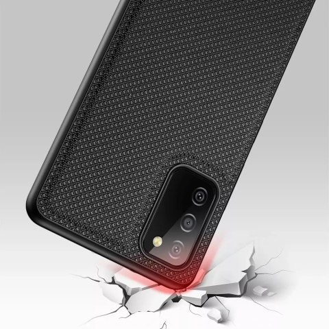 Dux Ducis Dux Ducis Fino etui pokrowiec pokryty nylonowym materiałem Samsung Galaxy A03s czarny Dux Ducis Dux Ducis Fino etui pokrowiec pokryty nylonowym materiałem Samsung Galaxy A03s czarny