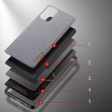 Dux Ducis Dux Ducis Fino etui pokrowiec pokryty nylonowym materiałem Samsung Galaxy A03s szary