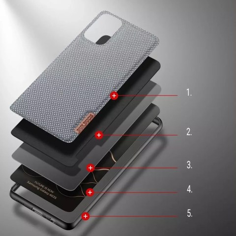 Dux Ducis Dux Ducis Fino etui pokrowiec pokryty nylonowym materiałem Samsung Galaxy A03s szary Dux Ducis Dux Ducis Fino etui pokrowiec pokryty nylonowym materiałem Samsung Galaxy A03s szary
