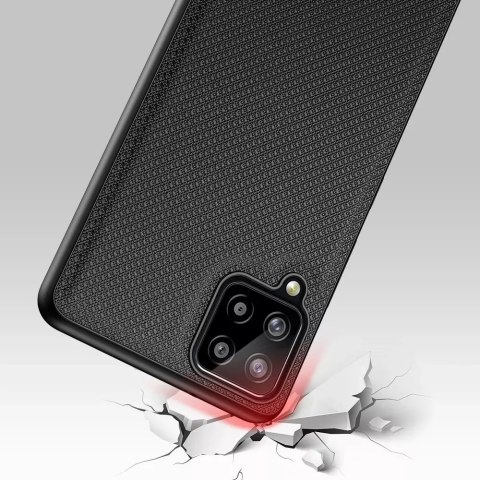 Dux Ducis Dux Ducis Fino etui pokrowiec pokryty nylonowym materiałem Samsung Galaxy A22 4G czarny Dux Ducis Dux Ducis Fino etui pokrowiec pokryty nylonowym materiałem Samsung Galaxy A22 4G czarny