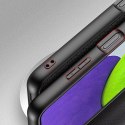 Dux Ducis Dux Ducis Fino etui pokrowiec pokryty nylonowym materiałem Samsung Galaxy A22 4G czarny