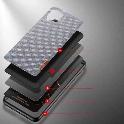 Dux Ducis Dux Ducis Fino etui pokrowiec pokryty nylonowym materiałem Samsung Galaxy A22 4G szary Dux Ducis Dux Ducis Fino etui pokrowiec pokryty nylonowym materiałem Samsung Galaxy A22 4G szary