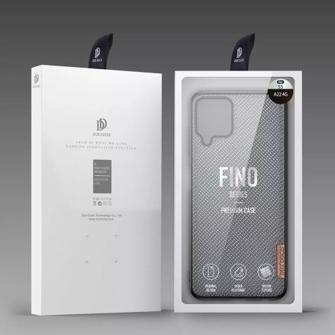 Dux Ducis Dux Ducis Fino etui pokrowiec pokryty nylonowym materiałem Samsung Galaxy A22 4G szary Dux Ducis Dux Ducis Fino etui pokrowiec pokryty nylonowym materiałem Samsung Galaxy A22 4G szary