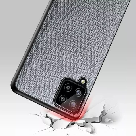 Dux Ducis Dux Ducis Fino etui pokrowiec pokryty nylonowym materiałem Samsung Galaxy A22 4G szary Dux Ducis Dux Ducis Fino etui pokrowiec pokryty nylonowym materiałem Samsung Galaxy A22 4G szary