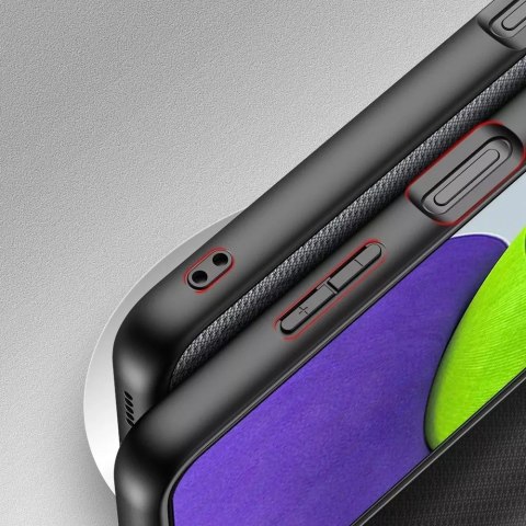 Dux Ducis Dux Ducis Fino etui pokrowiec pokryty nylonowym materiałem Samsung Galaxy A22 4G szary Dux Ducis Dux Ducis Fino etui pokrowiec pokryty nylonowym materiałem Samsung Galaxy A22 4G szary