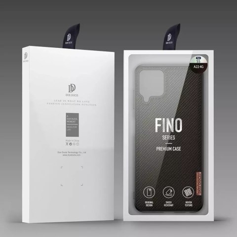 Dux Ducis Dux Ducis Fino etui pokrowiec pokryty nylonowym materiałem Samsung Galaxy A22 4G zielony Dux Ducis Dux Ducis Fino etui pokrowiec pokryty nylonowym materiałem Samsung Galaxy A22 4G zielony