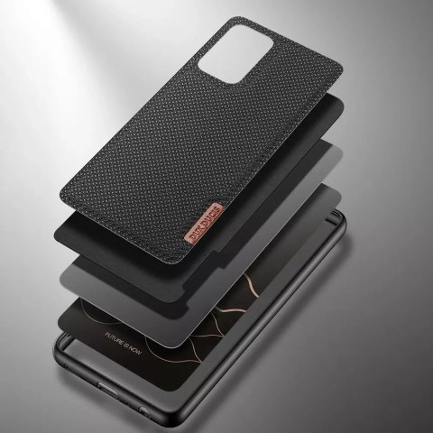 Dux Ducis Dux Ducis Fino etui pokrowiec pokryty nylonowym materiałem Samsung Galaxy A72 4G czarny Dux Ducis Dux Ducis Fino etui pokrowiec pokryty nylonowym materiałem Samsung Galaxy A72 4G czarny