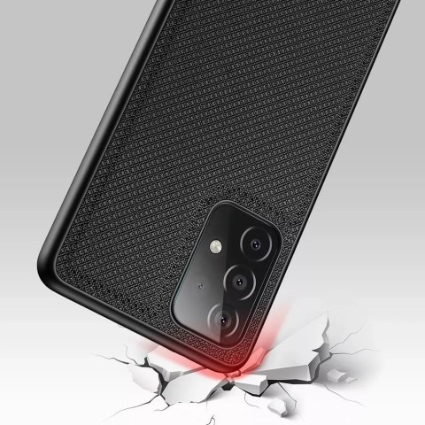 Dux Ducis Dux Ducis Fino etui pokrowiec pokryty nylonowym materiałem Samsung Galaxy A72 4G czarny Dux Ducis Dux Ducis Fino etui pokrowiec pokryty nylonowym materiałem Samsung Galaxy A72 4G czarny