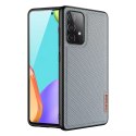 Dux Ducis Dux Ducis Fino etui pokrowiec pokryty nylonowym materiałem Samsung Galaxy A72 4G szary