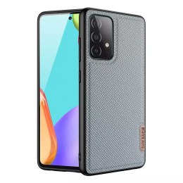 Dux Ducis Dux Ducis Fino etui pokrowiec pokryty nylonowym materiałem Samsung Galaxy A72 4G szary