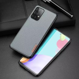 Dux Ducis Dux Ducis Fino etui pokrowiec pokryty nylonowym materiałem Samsung Galaxy A72 4G szary