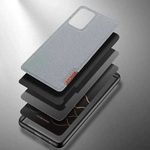 Dux Ducis Dux Ducis Fino etui pokrowiec pokryty nylonowym materiałem Samsung Galaxy A72 4G szary Dux Ducis Dux Ducis Fino etui pokrowiec pokryty nylonowym materiałem Samsung Galaxy A72 4G szary