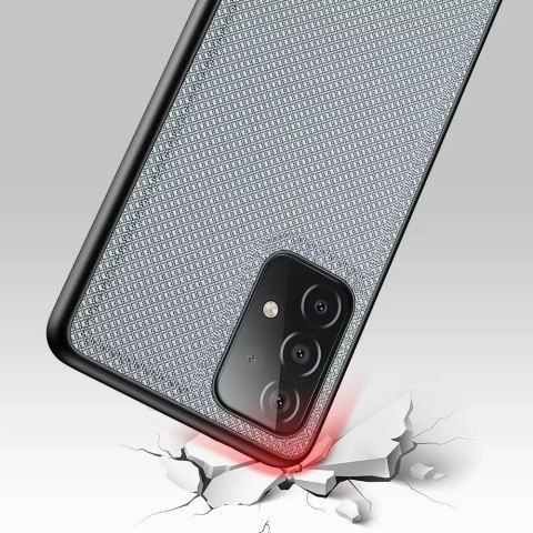 Dux Ducis Dux Ducis Fino etui pokrowiec pokryty nylonowym materiałem Samsung Galaxy A72 4G szary Dux Ducis Dux Ducis Fino etui pokrowiec pokryty nylonowym materiałem Samsung Galaxy A72 4G szary