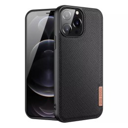 Dux Ducis Dux Ducis Fino etui pokrowiec pokryty nylonowym materiałem iPhone 13 Pro Max czarny