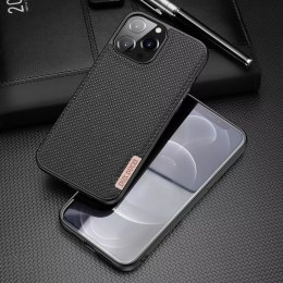 Dux Ducis Dux Ducis Fino etui pokrowiec pokryty nylonowym materiałem iPhone 13 Pro Max czarny