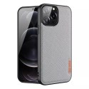 Dux Ducis Dux Ducis Fino etui pokrowiec pokryty nylonowym materiałem iPhone 13 Pro Max szary