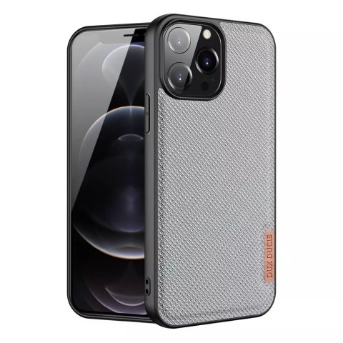 Dux Ducis Dux Ducis Fino etui pokrowiec pokryty nylonowym materiałem iPhone 13 Pro Max szary Dux Ducis Dux Ducis Fino etui pokrowiec pokryty nylonowym materiałem iPhone 13 Pro Max szary