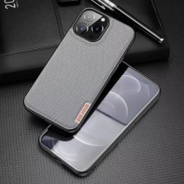 Dux Ducis Dux Ducis Fino etui pokrowiec pokryty nylonowym materiałem iPhone 13 Pro Max szary