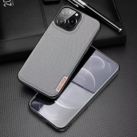 Dux Ducis Dux Ducis Fino etui pokrowiec pokryty nylonowym materiałem iPhone 13 Pro Max szary Dux Ducis Dux Ducis Fino etui pokrowiec pokryty nylonowym materiałem iPhone 13 Pro Max szary