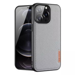 Dux Ducis Dux Ducis Fino etui pokrowiec pokryty nylonowym materiałem iPhone 13 Pro szary