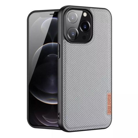 Dux Ducis Dux Ducis Fino etui pokrowiec pokryty nylonowym materiałem iPhone 13 Pro szary Dux Ducis Dux Ducis Fino etui pokrowiec pokryty nylonowym materiałem iPhone 13 Pro szary