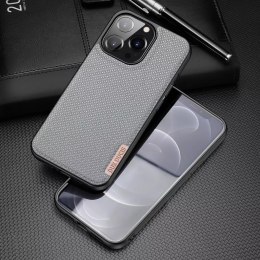 Dux Ducis Dux Ducis Fino etui pokrowiec pokryty nylonowym materiałem iPhone 13 Pro szary