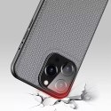 Dux Ducis Dux Ducis Fino etui pokrowiec pokryty nylonowym materiałem iPhone 13 Pro szary