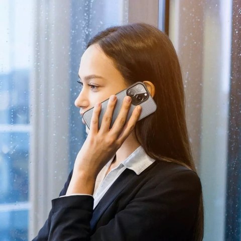 Dux Ducis Dux Ducis Fino etui pokrowiec pokryty nylonowym materiałem iPhone 13 Pro szary Dux Ducis Dux Ducis Fino etui pokrowiec pokryty nylonowym materiałem iPhone 13 Pro szary