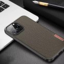 Dux Ducis Dux Ducis Fino etui pokrowiec pokryty nylonowym materiałem iPhone 13 Pro szary