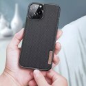Dux Ducis Dux Ducis Fino etui pokrowiec pokryty nylonowym materiałem iPhone 13 Pro szary