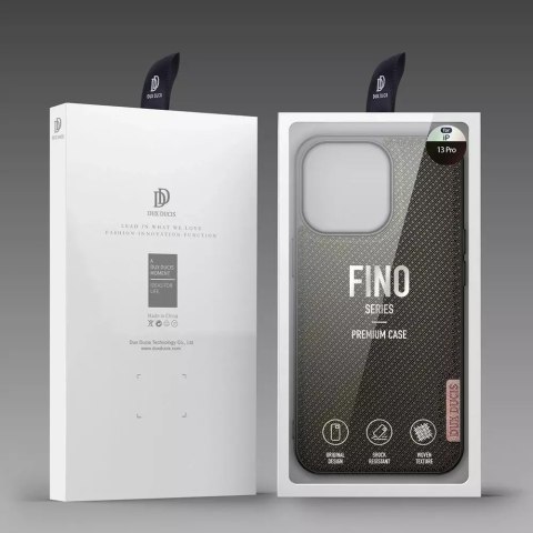 Dux Ducis Dux Ducis Fino etui pokrowiec pokryty nylonowym materiałem iPhone 13 Pro zielony Dux Ducis Dux Ducis Fino etui pokrowiec pokryty nylonowym materiałem iPhone 13 Pro zielony