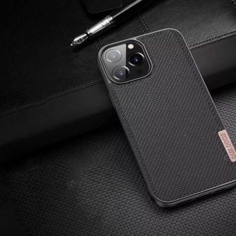 Dux Ducis Dux Ducis Fino etui pokrowiec pokryty nylonowym materiałem iPhone 13 Pro zielony Dux Ducis Dux Ducis Fino etui pokrowiec pokryty nylonowym materiałem iPhone 13 Pro zielony