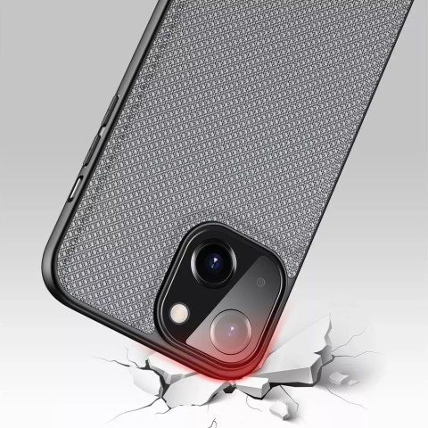 Dux Ducis Dux Ducis Fino etui pokrowiec pokryty nylonowym materiałem iPhone 13 mini szary Dux Ducis Dux Ducis Fino etui pokrowiec pokryty nylonowym materiałem iPhone 13 mini szary