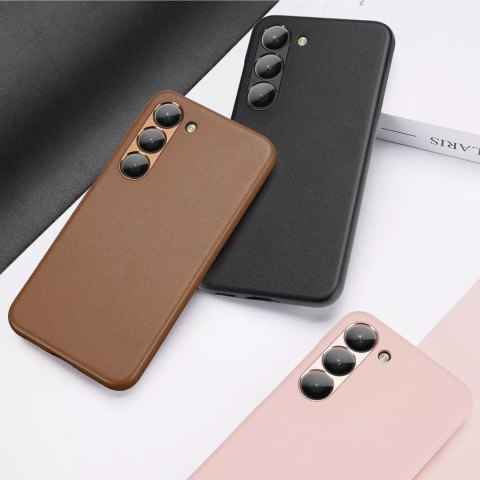 Dux Ducis Dux Ducis Grit etui Samsung Galaxy S23 elegancki pokrowiec ze sztucznej skóry MagSafe brązowe Dux Ducis Dux Ducis Grit etui Samsung Galaxy S23 elegancki pokrowiec ze sztucznej skóry MagSafe brązowe
