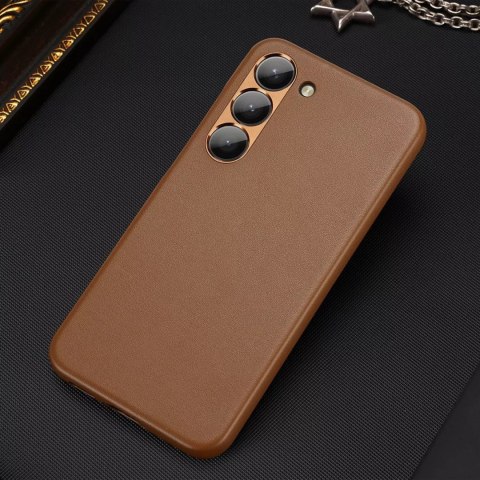 Dux Ducis Dux Ducis Grit etui Samsung Galaxy S23 elegancki pokrowiec ze sztucznej skóry MagSafe brązowe Dux Ducis Dux Ducis Grit etui Samsung Galaxy S23 elegancki pokrowiec ze sztucznej skóry MagSafe brązowe