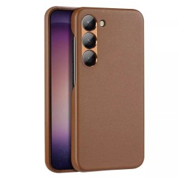 Dux Ducis Dux Ducis Grit etui Samsung Galaxy S23+ elegancki pokrowiec ze sztucznej skóry MagSafe brązowe