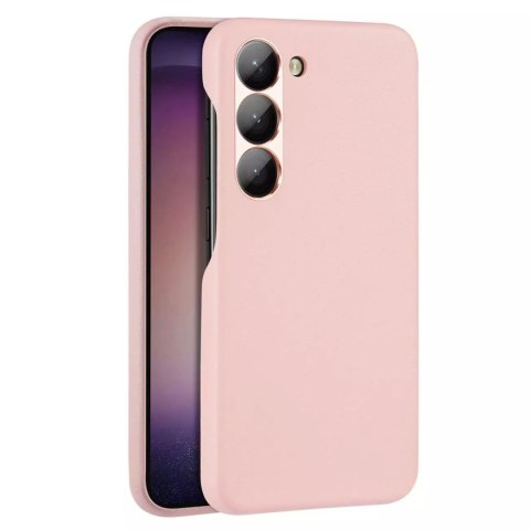 Dux Ducis Dux Ducis Grit etui Samsung Galaxy S23 elegancki pokrowiec ze sztucznej skóry MagSafe różowe Dux Ducis Dux Ducis Grit etui Samsung Galaxy S23 elegancki pokrowiec ze sztucznej skóry MagSafe różowe
