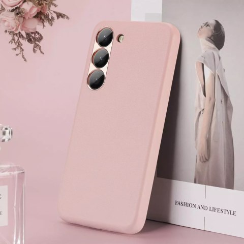 Dux Ducis Dux Ducis Grit etui Samsung Galaxy S23 elegancki pokrowiec ze sztucznej skóry MagSafe różowe Dux Ducis Dux Ducis Grit etui Samsung Galaxy S23 elegancki pokrowiec ze sztucznej skóry MagSafe różowe