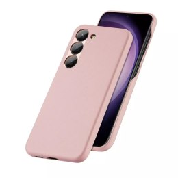 Dux Ducis Dux Ducis Grit etui Samsung Galaxy S23+ elegancki pokrowiec ze sztucznej skóry MagSafe różowe
