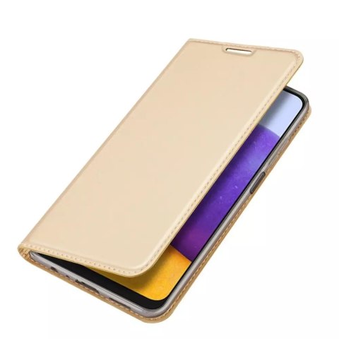 Dux Ducis Dux Ducis Skin Pro kabura etui pokrowiec z klapką Samsung Galaxy A22 4G złoty Dux Ducis Dux Ducis Skin Pro kabura etui pokrowiec z klapką Samsung Galaxy A22 4G złoty