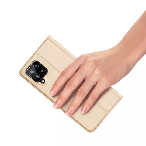 Dux Ducis Dux Ducis Skin Pro kabura etui pokrowiec z klapką Samsung Galaxy A22 4G złoty Dux Ducis Dux Ducis Skin Pro kabura etui pokrowiec z klapką Samsung Galaxy A22 4G złoty