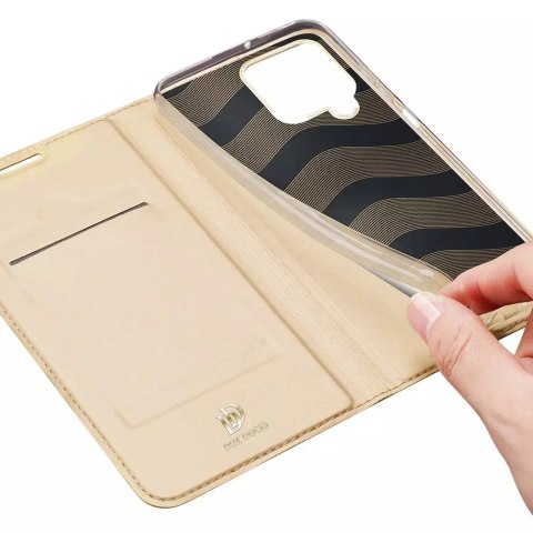 Dux Ducis Dux Ducis Skin Pro kabura etui pokrowiec z klapką Samsung Galaxy A22 4G złoty Dux Ducis Dux Ducis Skin Pro kabura etui pokrowiec z klapką Samsung Galaxy A22 4G złoty