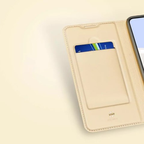 Dux Ducis Dux Ducis Skin Pro kabura etui pokrowiec z klapką Samsung Galaxy A22 4G złoty Dux Ducis Dux Ducis Skin Pro kabura etui pokrowiec z klapką Samsung Galaxy A22 4G złoty