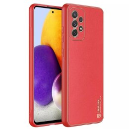 Dux Ducis Dux Ducis Yolo eleganckie etui pokrowiec ze skóry ekologicznej Samsung Galaxy A72 4G czerwony