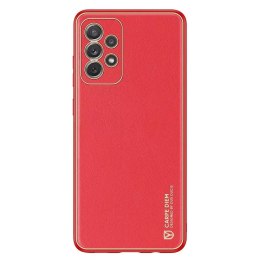 Dux Ducis Dux Ducis Yolo eleganckie etui pokrowiec ze skóry ekologicznej Samsung Galaxy A72 4G czerwony