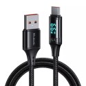 Mcdodo Kabel USB do USB-C Mcdodo CA-1080 z wyświetlaczem, 66W, 6A, 1.2m (czarny)