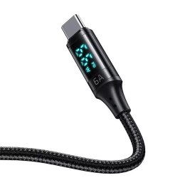 Mcdodo Kabel USB do USB-C Mcdodo CA-1080 z wyświetlaczem, 66W, 6A, 1.2m (czarny)